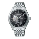 Seiko Presage Presage Classic Series 'Sumi-iro' Open Heart 40mm Mens Watch Black