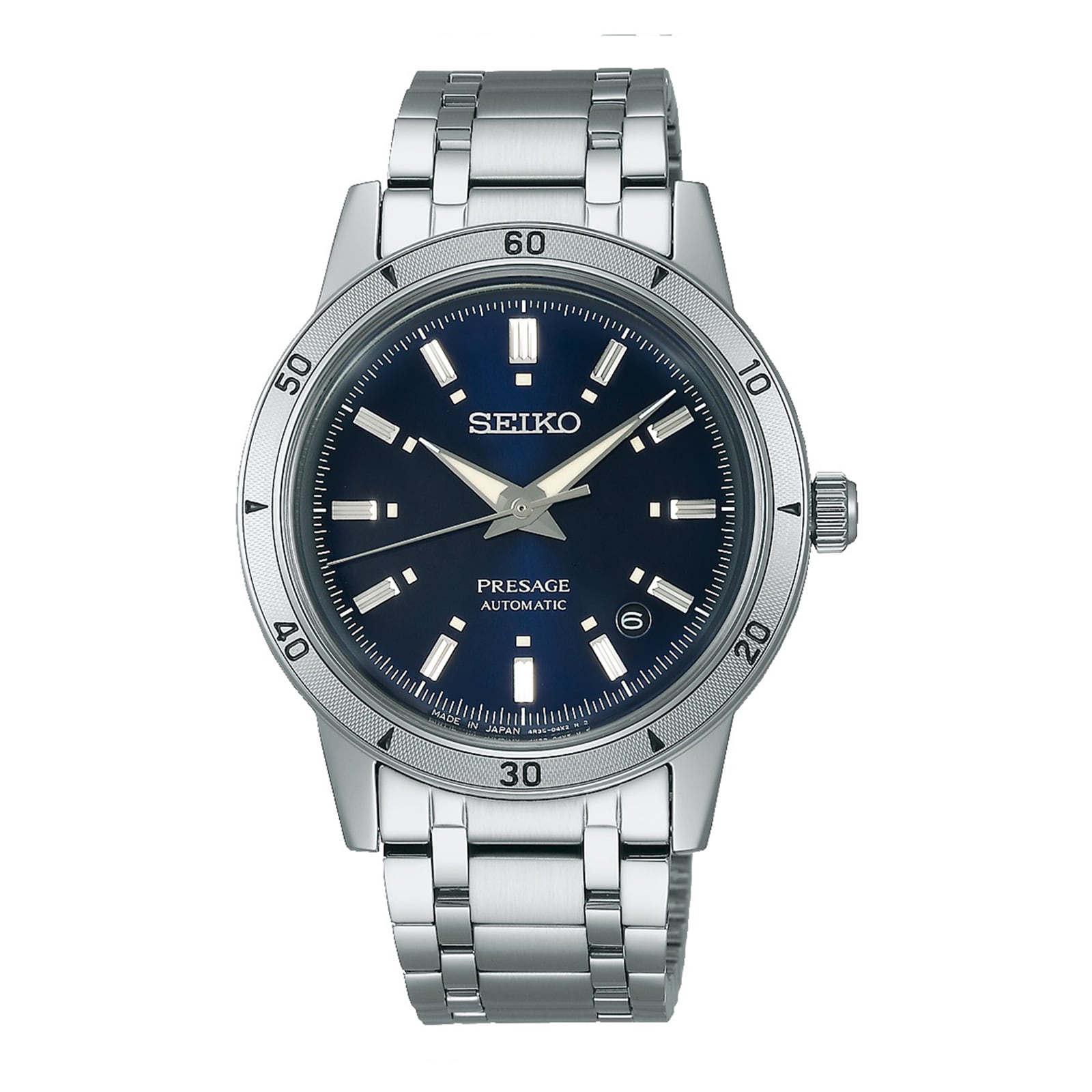 Presage Style 60's 'Elegant Yet Rugged' 39.5mm Mens Watch Navy