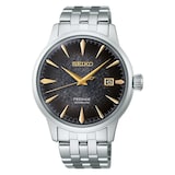 Seiko Presage Cocktail Time Star Bar Limited Edition 40.5mm Mens Watch Grey