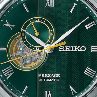 Seiko Presage 'Japanese Zen Gardens' in Fern Green 41.8mm Mens Watch