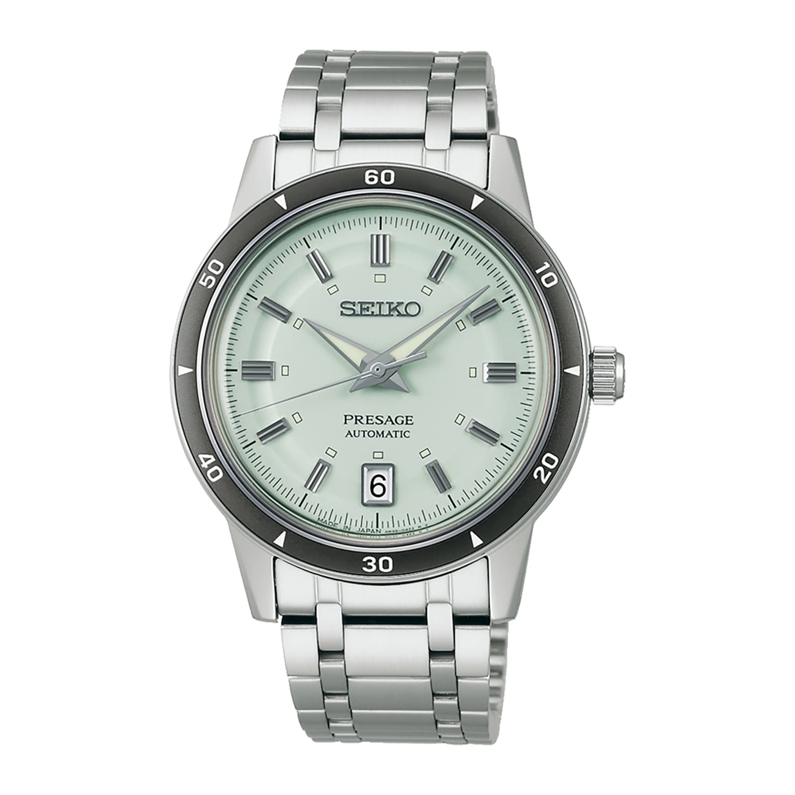 Seiko Presage Presage Style 60s 39.5mm Mens Watch Ice Green Seiko Presage Presage Style 60s 39.5mm Mens Watch Ice Green