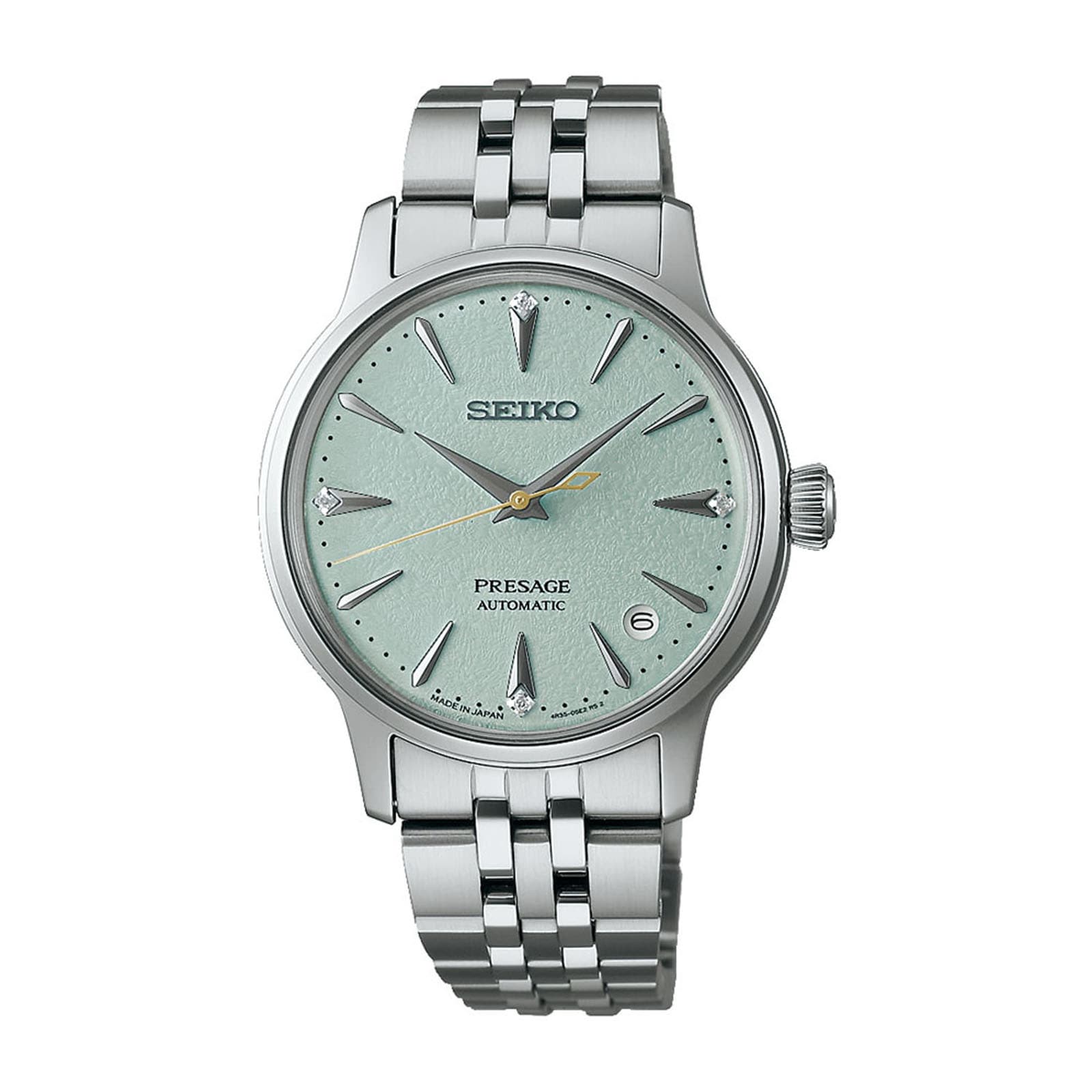 Seiko Presage Presage 'Frozen Mojito' Diamond Cocktail Time 34mm Ladies Watch
