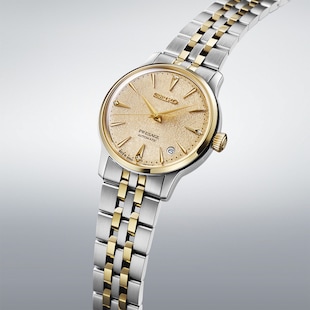 Seiko Presage Presage 'Frozen Daiquiri' Diamond Cocktail Time 34mm Ladies Watch