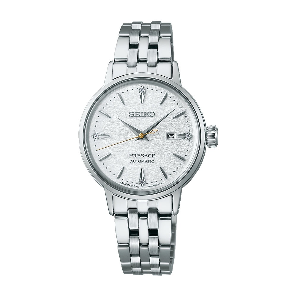 Seiko Presage Hot Buttered Rum Diamond Set Cocktail Time 30mm Ladies Watch