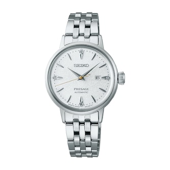 Seiko Presage Hot Buttered Rum Diamond Set Cocktail Time 30mm Ladies Watch