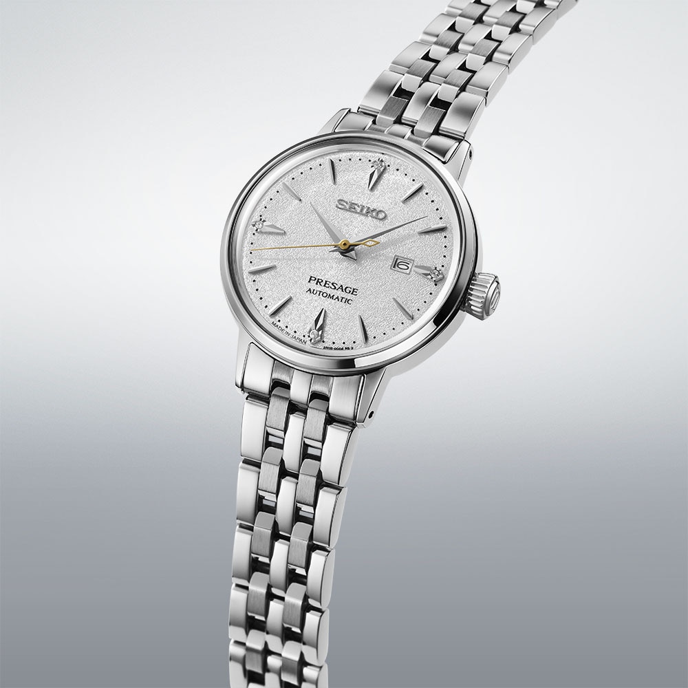 Seiko Presage Hot Buttered Rum Diamond Set Cocktail Time 30mm Ladies Watch Seiko Presage Hot Buttered Rum Diamond Set Cocktail Time 30mm Ladies Watch
