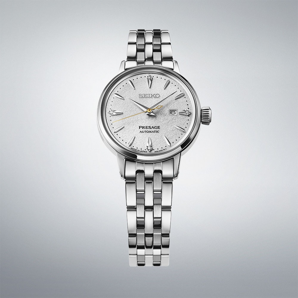 Seiko Presage Hot Buttered Rum Diamond Set Cocktail Time 30mm Ladies Watch Seiko Presage Hot Buttered Rum Diamond Set Cocktail Time 30mm Ladies Watch
