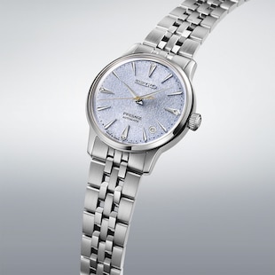 Seiko Presage Presage 'Frozen Skydiving' Diamond Cocktail Time 34mm Ladies Watch