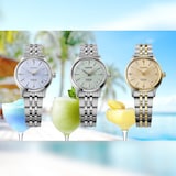Seiko Presage Presage 'Frozen Skydiving' Diamond Cocktail Time 34mm Ladies Watch