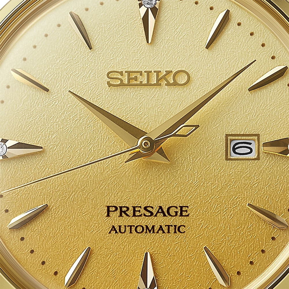Seiko Presage Presage Cocktail Time 'Eggnog' 30mm Ladies Watch Gold Ombre Dial Seiko Presage Presage Cocktail Time 'Eggnog' 30mm Ladies Watch Gold Ombre Dial