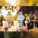Seiko Presage Presage Cocktail Time 'Eggnog' 30mm Ladies Watch Gold Ombre Dial