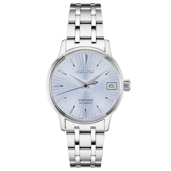 Seiko Presage Presage Cocktail Time 33.5mm Ladies Watch Blue