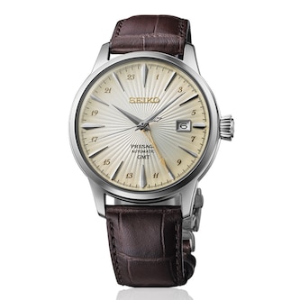 Seiko Presage Presage Cocktail Time GMT 40.5mm Mens Watch Acacia Dial