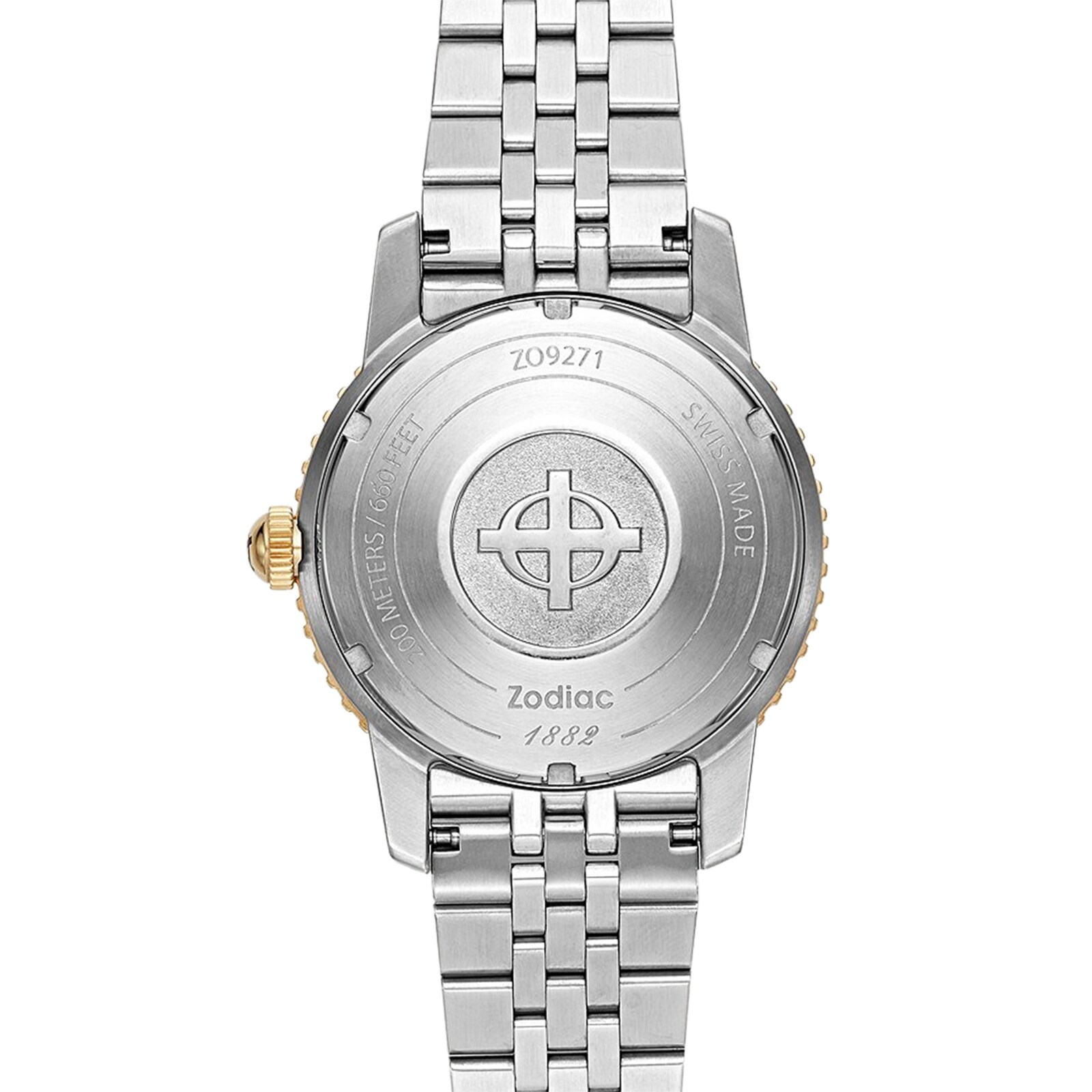 Zodiac Super Sea Wolf Automatic Two-Tone 40mm Mens Watch