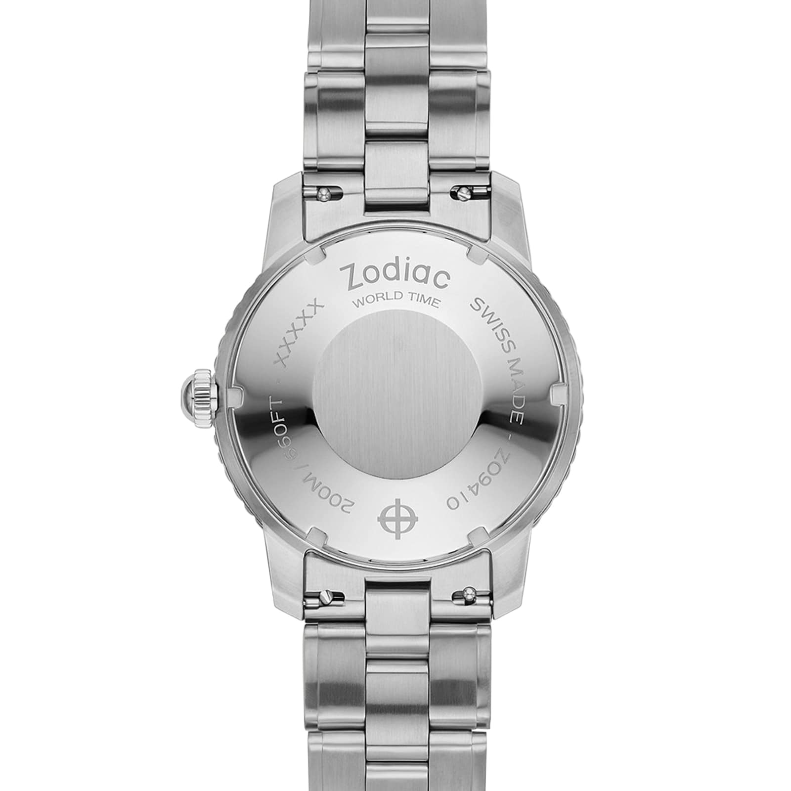 Zodiac Limited Edition Super Sea Wolf World Time Automatic Stainless Steel 40mm