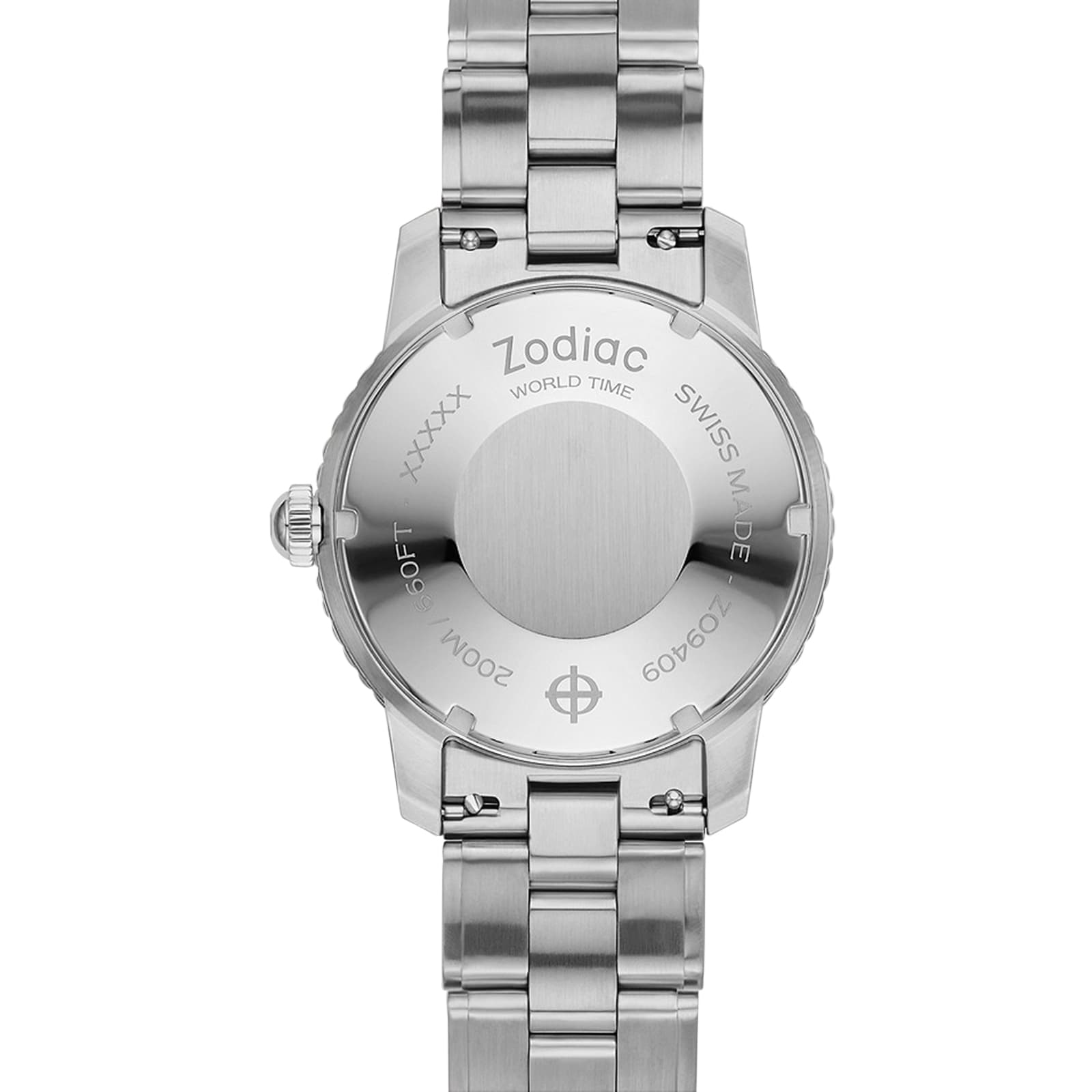 Zodiac Limited Edition Super Sea Wolf World Time Automatic Stainless Steel 40mm