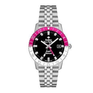 Zodiac Super Sea Wolf GMT Automatic Stainless Steel Watch