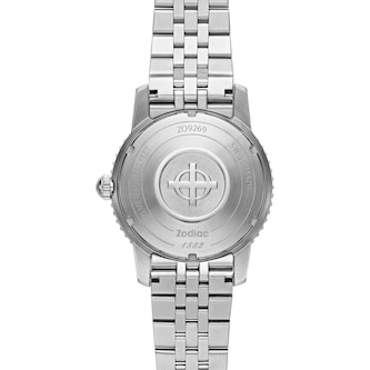 Zodiac Super Sea Wolf Compression Diver Automatic Stainless Steel Watch