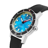 Zodiac Super Sea Wolf Compression Diver Automatic Rubber Strap Watch