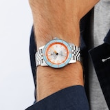 Zodiac Super Sea Wolf Compression Diver Automatic Stainless Steel Watch