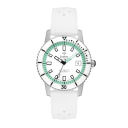 18450024 - Compression Diver Automatic White Rubber Watch