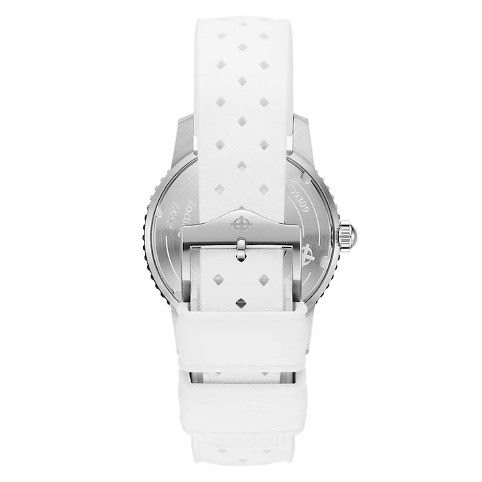 Zodiac Compression Diver Automatic White Rubber Watch