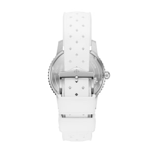 Zodiac Compression Diver Automatic White Rubber Watch