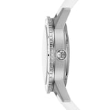 Zodiac Compression Diver Automatic White Rubber Watch