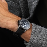 Zodiac Super Sea Wolf Ceramic Compression Diver Automatic Rubber Strap Watch