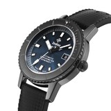 Zodiac Super Sea Wolf Ceramic Compression Diver Automatic Rubber Strap Watch