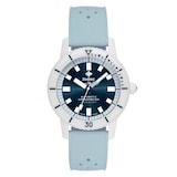 Zodiac Super Sea Wolf Ceramic Compression Diver Automatic Rubber Strap Watch