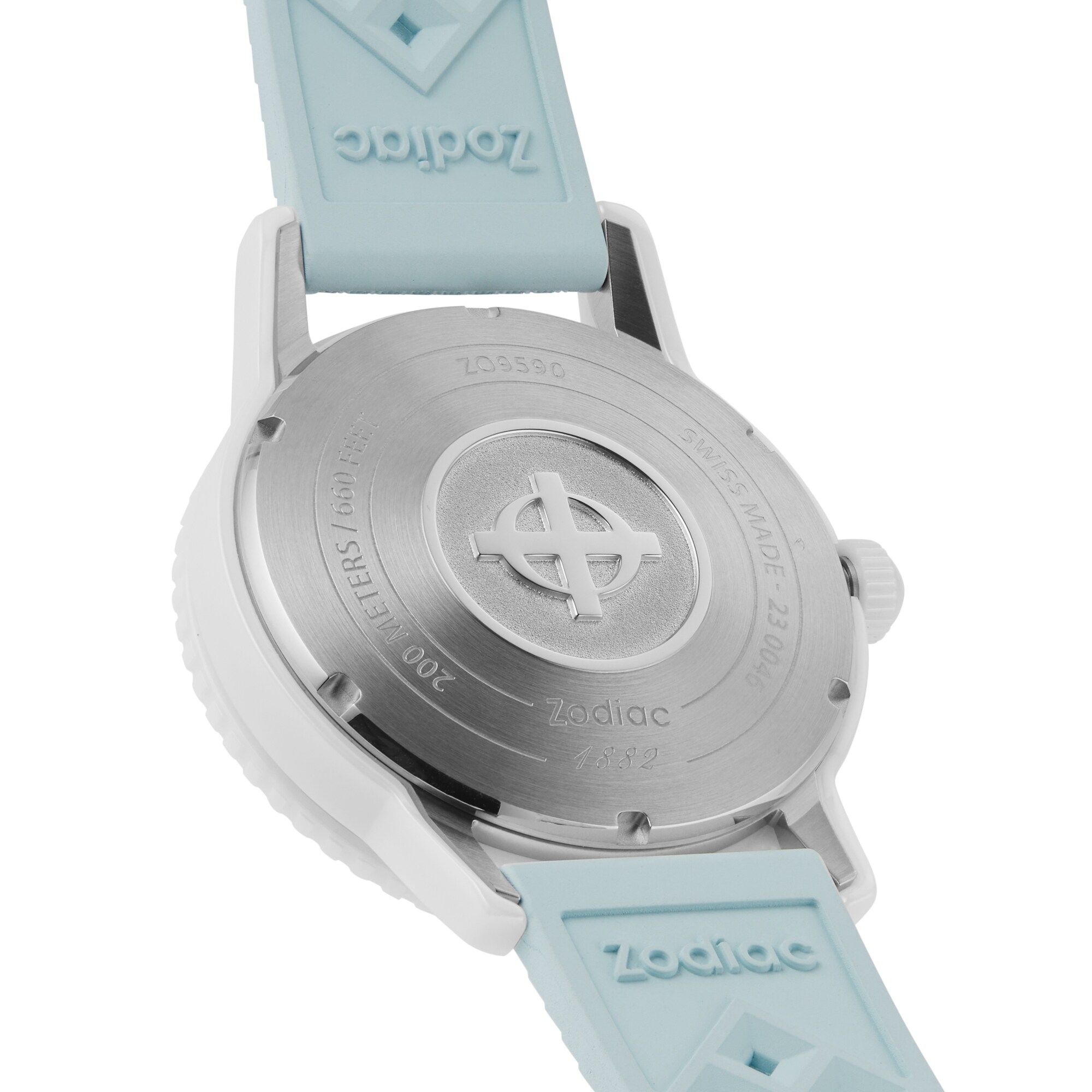 Zodiac Super Sea Wolf Ceramic Compression Diver Automatic Rubber