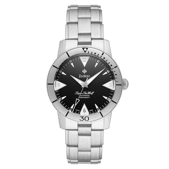 Zodiac Super Sea Wolf Skin Diver Automatic Stainless Steel Watch