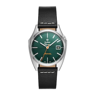 Zodiac Dress Olympos Automatic Leather Watch