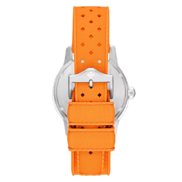 Zodiac Compression Diver Automatic Orange Rubber Watch