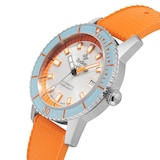 Zodiac Compression Diver Automatic Orange Rubber Watch