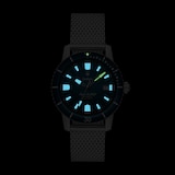 Zodiac Super Sea Compression Diver Blue Dial Stainless Steel Watch