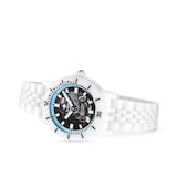 Zodiac Super Sea Wolf Ceramic Compression Diver Automatic Rubber Strap Watch