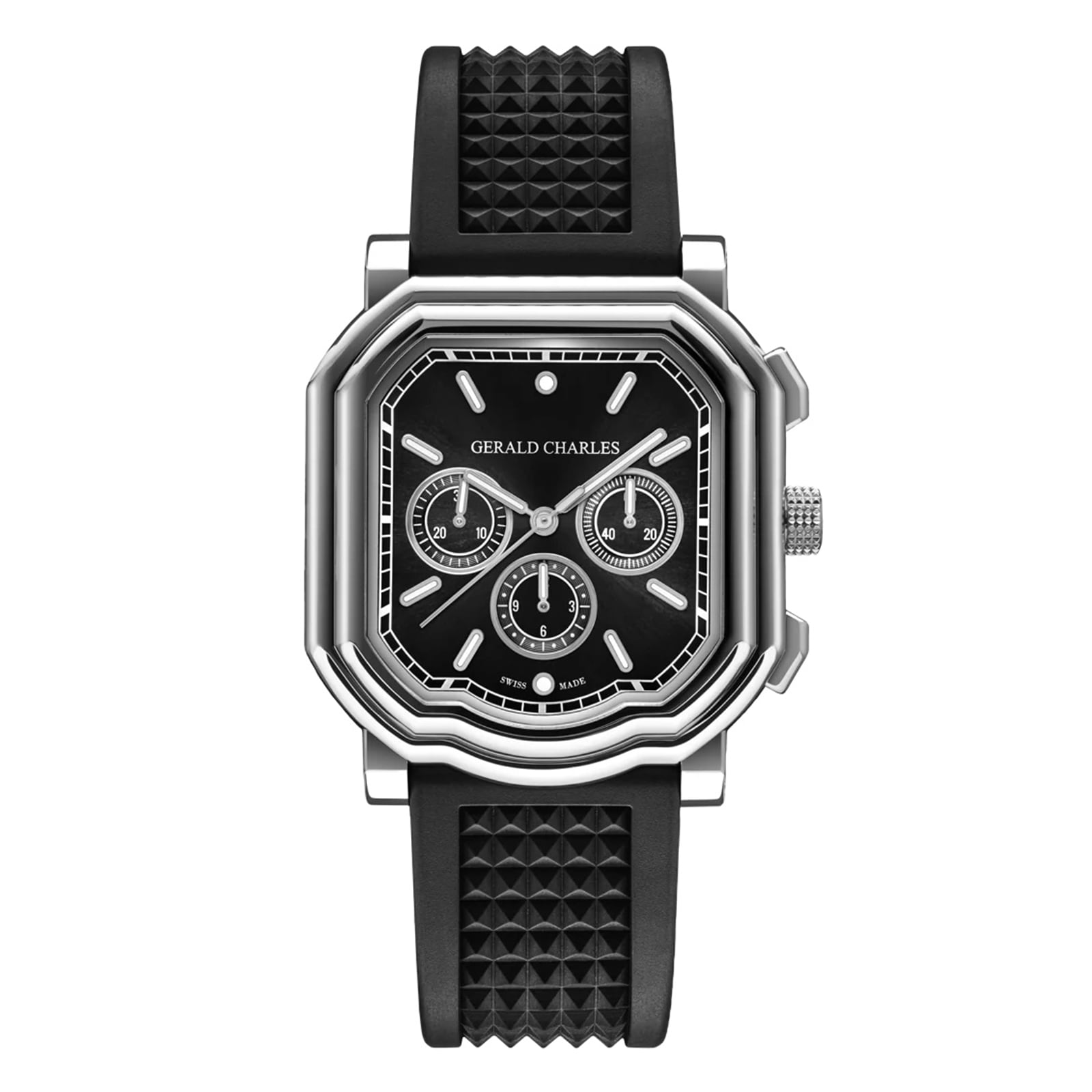 Gerald Charles Maestro 3.0 Chronograph 39mm Mens Watch Black Gerald Charles Maestro 3.0 Chronograph 39mm Mens Watch Black