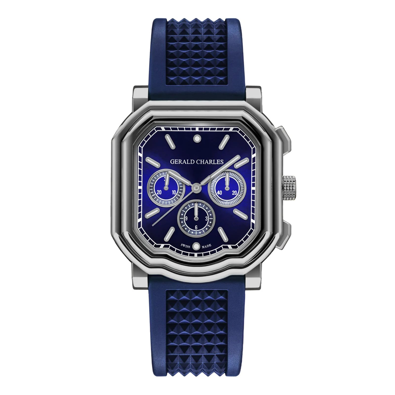 Gerald Charles Maestro 3.0 Chronograph 39mm Mens Watch Blue Gerald Charles Maestro 3.0 Chronograph 39mm Mens Watch Blue