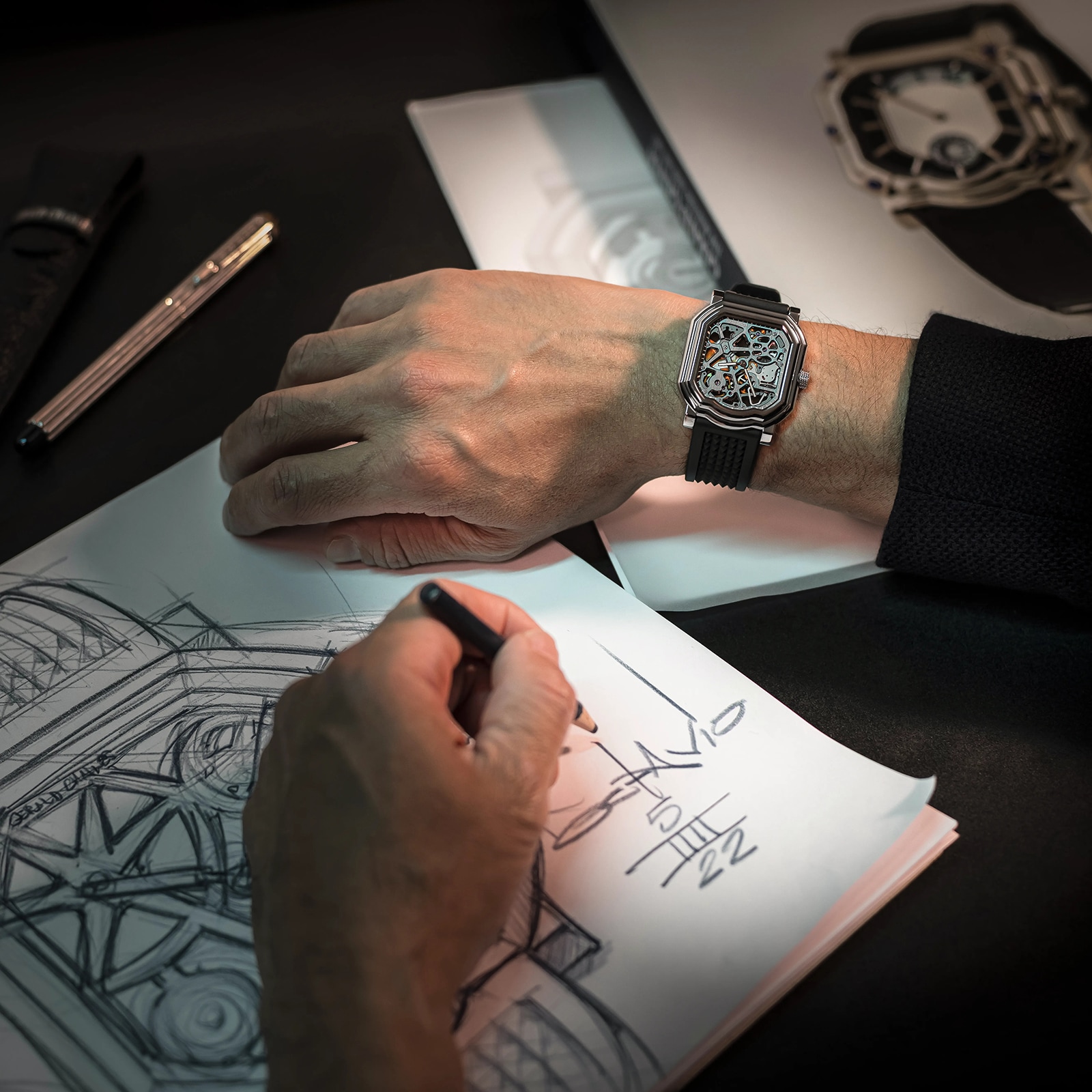 Gerald Charles Maestro 8.0 Squelette 39mm Mens Watch Skeleton Gerald Charles Maestro 8.0 Squelette 39mm Mens Watch Skeleton