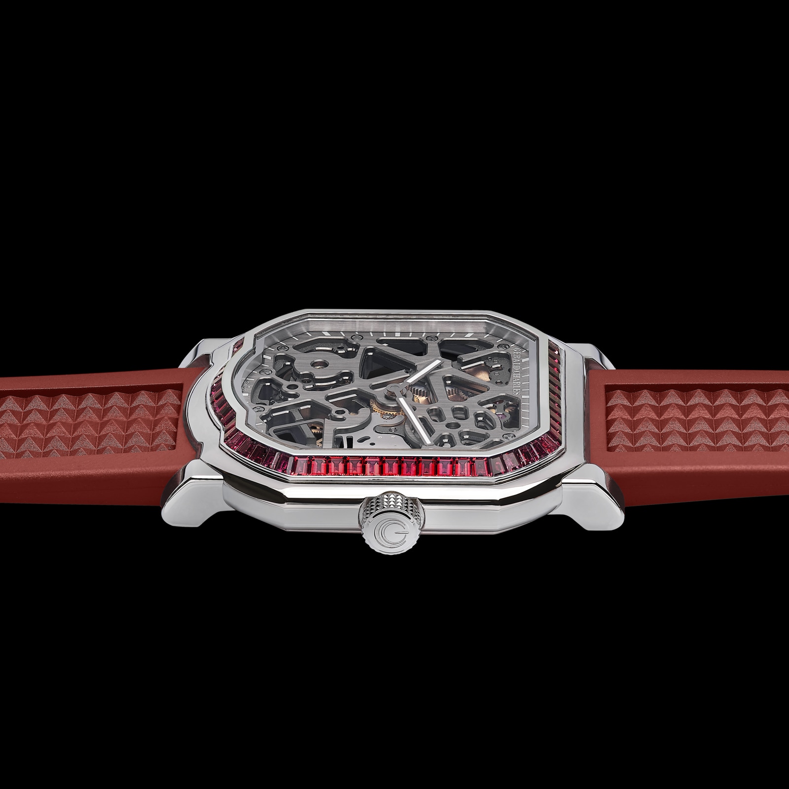 Gerald Charles Maestro 8.0 Squelette Gem-Set Rubies