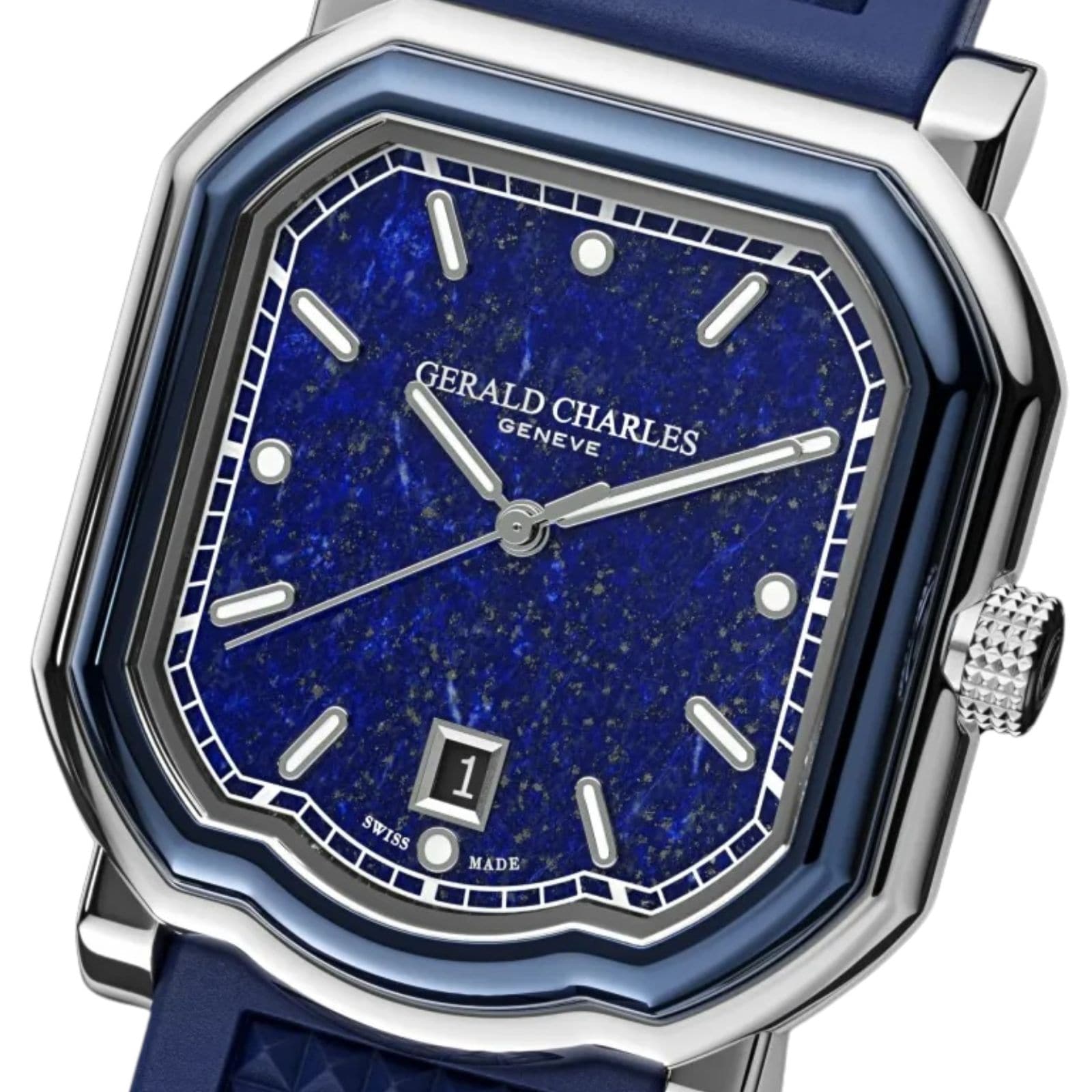 Gerald Charles Maestro 2.0 Ultra-Thin 39mm Mens Watch Blue Gerald Charles Maestro 2.0 Ultra-Thin 39mm Mens Watch Blue