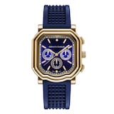 Gerald Charles Maestro 3.0 Chronograph 39mm Mens Watch Blue 18K Rose Gold