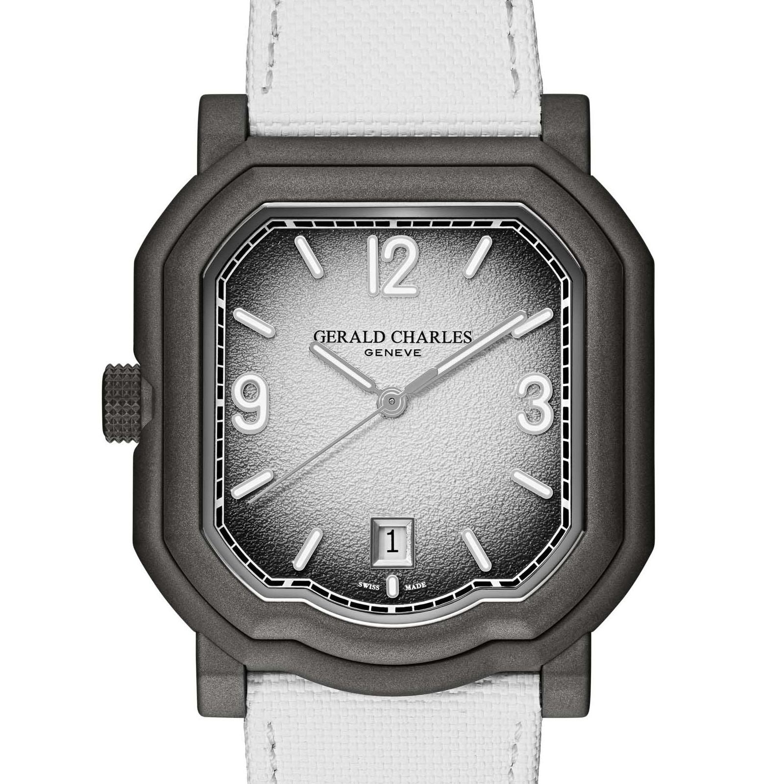 Gerald Charles Maestro GC Sport Tennis 39mm Limited Edition Mens Watch White