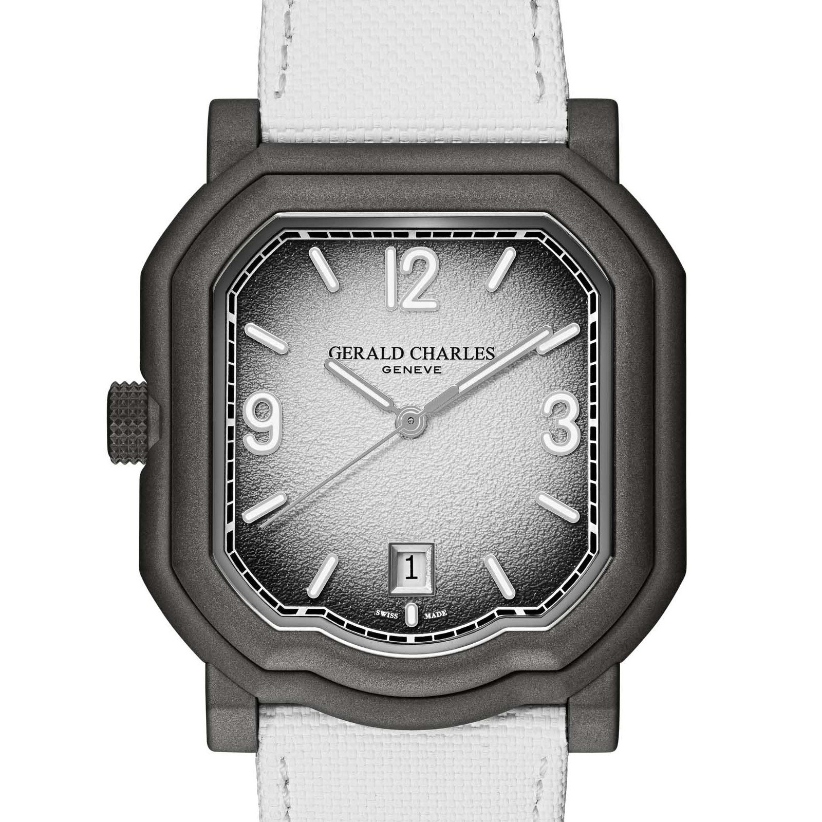 Gerald Charles Maestro GC Sport Tennis 39mm Limited Edition Mens Watch White