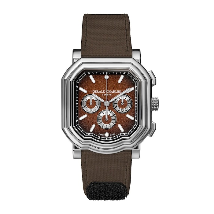 Gerald Charles Maestro 3.0 Chronograph 39mm Limited Edition Mens Watch Brown