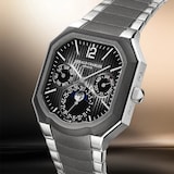 Gerald Charles Masterlink Perpetual Calendar 40mm Mens Watch Grey