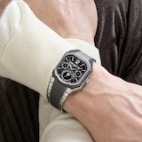 Gerald Charles Masterlink Perpetual Calendar 40mm Mens Watch Grey