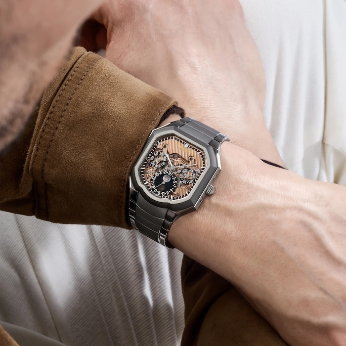 Gerald Charles Masterlink Perpetual Calendar 40mm Mens Watch